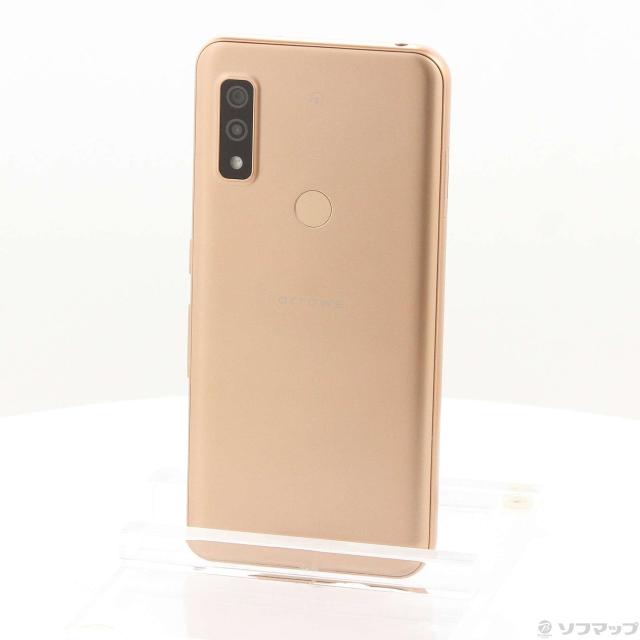 (中古)FUJITSU arrows We 64GB ローズゴールド FCG01 au SIMフリー(368-ud)