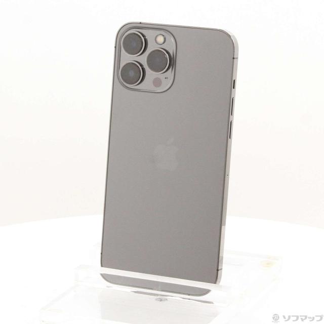 (中古)Apple iPhone13 Pro Max 256GB グラファイト MLJ83J/A SIMフリー(251-ud)