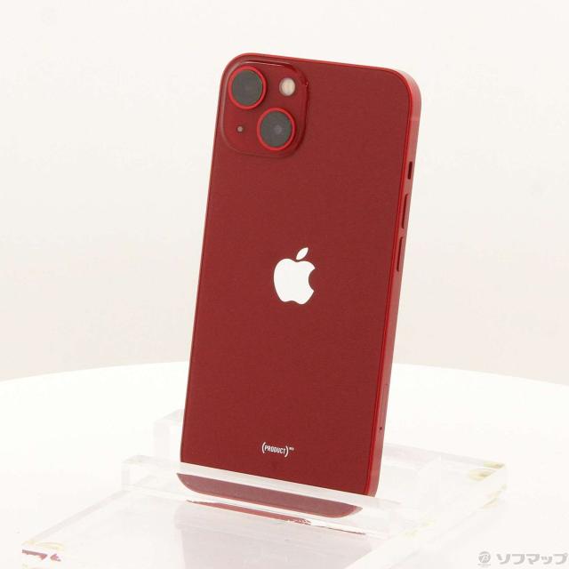 (中古)Apple iPhone13 128GB プロダクトレッド MLNF3J/A SIMフリー(344-ud)