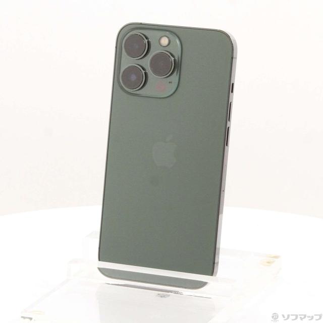 中古)Apple iPhone13 Pro 128GB アルパイングリーン MNDX3J/A SIM