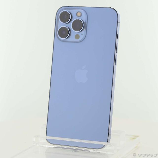 (中古)Apple iPhone13 Pro Max 256GB シエラブルー NLJD3J/A SIMフリー(262-ud)