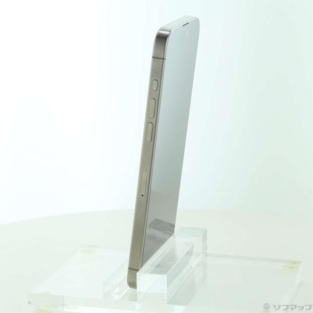 (中古)Apple iPhone15 Pro Max 256GB ナチュラルチタニウム MU6R3J/A SIMフリー(349-ud)
