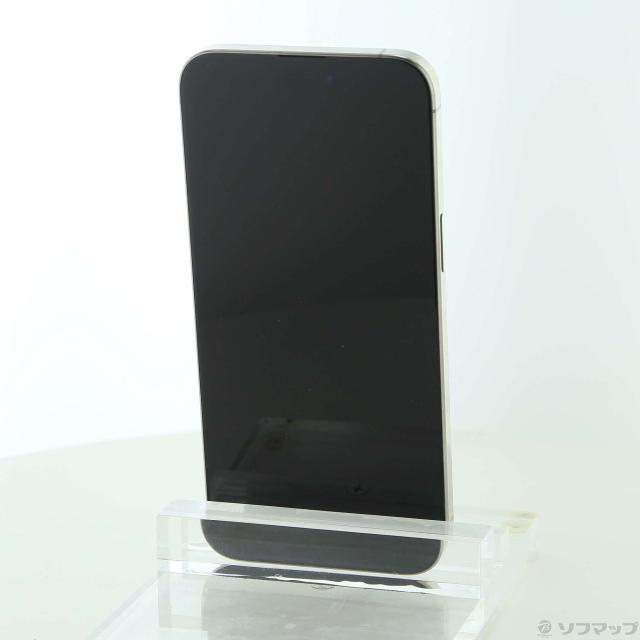 (中古)Apple iPhone15 Pro Max 256GB ナチュラルチタニウム MU6R3J/A SIMフリー(349-ud)