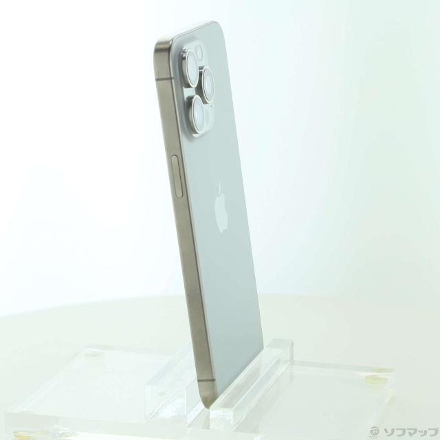 (中古)Apple iPhone15 Pro Max 256GB ナチュラルチタニウム MU6R3J/A SIMフリー(349-ud)