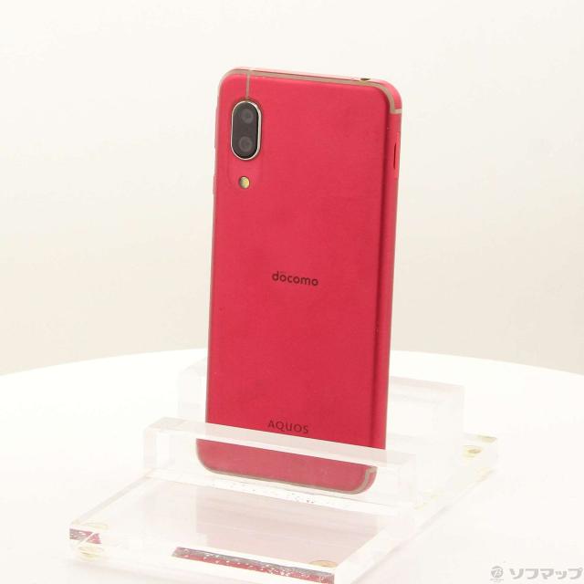 (中古)SHARP AQUOS sense3 64GB ディープピンク SH-02M docomoロック解除SIMフリー(295-ud)