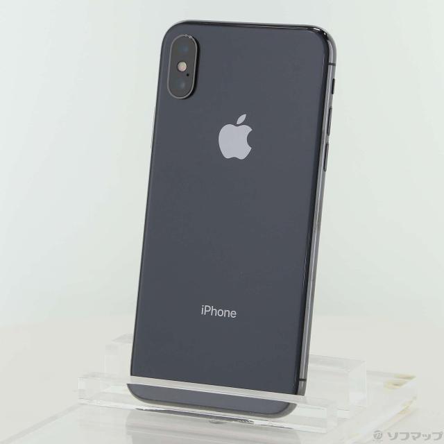 (中古)Apple iPhoneX 64GB スペースグレイ MQAX2J/A SIMフリー(247-ud)