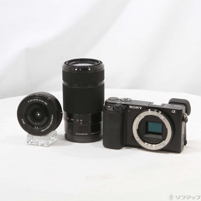 (中古)SONY α6100 ダブルズームレンズキット ブラック(262-ud)