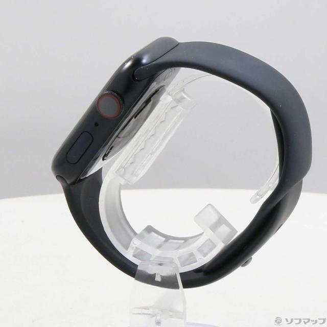 (中古)Apple (展示品) Apple Watch Series 9 GPS + Cellular 45mm ミッドナイトアルミニウムケース ミッドナイトスポーツバンド(377-ud)_1