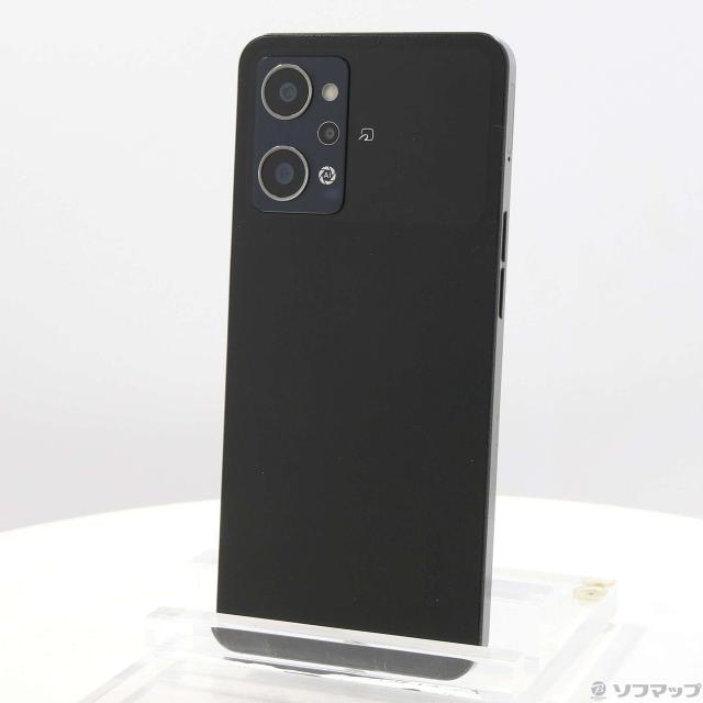 (中古)OPPO OPPO Reno9 A 128GB ナイトブラック A301OP Y!mobile SIMフリー(352-ud)