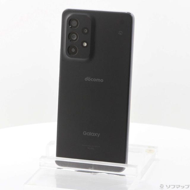 (中古)SAMSUNG Galaxy A53 5G 128GB オーサムブラック SC-53C docomo SIMフリー(276-ud)