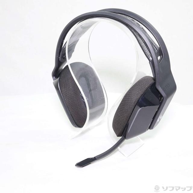 (中古)logicool G733 ワイヤレスRGBゲーミングヘッドセット G733-BKr ブラック(262-ud)