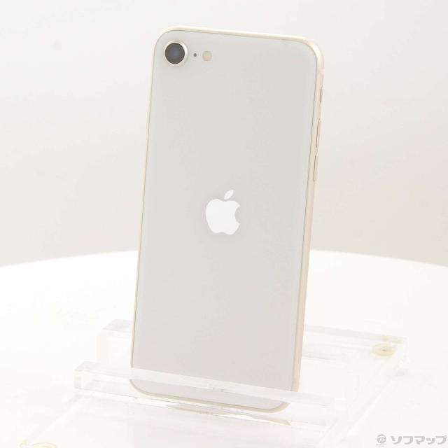 (中古)Apple iPhone SE 第3世代 128GB スターライト MMYG3J/A SIMフリー(349-ud)