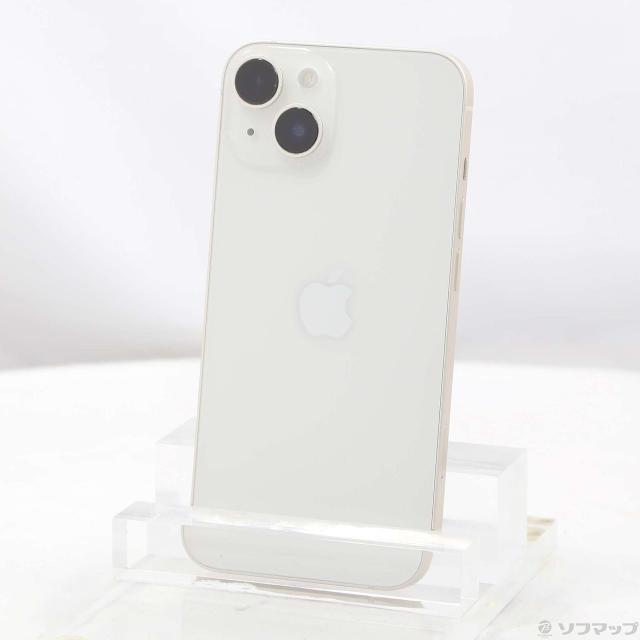 (中古)Apple iPhone14 128GB スターライト MPUQ3J/A SIMフリー(349-ud)
