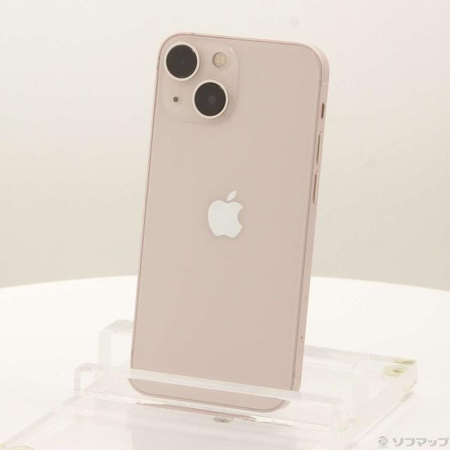 (中古)Apple iPhone13 mini 128GB ピンク MLJF3J/A SIMフリー(262-ud)