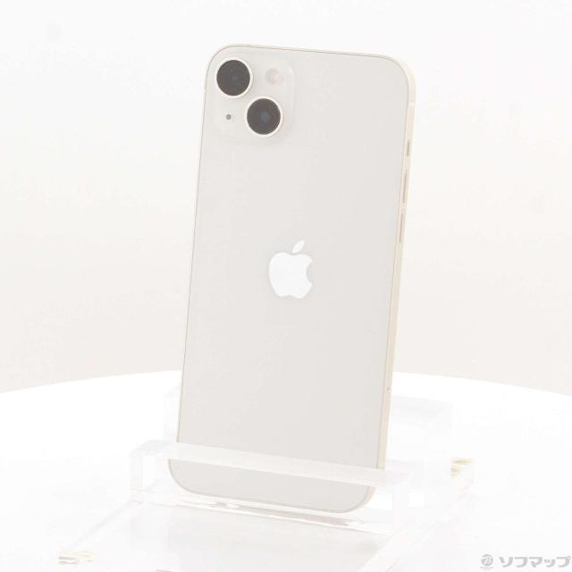 (中古)Apple iPhone14 Plus 128GB スターライト MQ4D3J/A SIMフリー(344-ud)