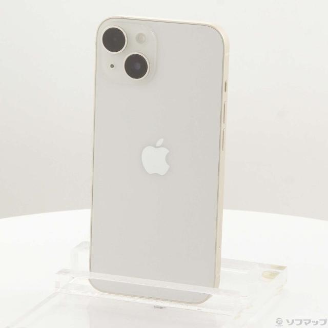 中古)Apple iPhone14 128GB スターライト MPUQ3J/A SIMフリー(305-ud 
