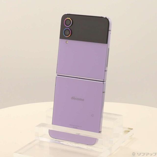 中古)SAMSUNG Galaxy Z Flip4 128GB ボラパープル SC-54C docomo SIM