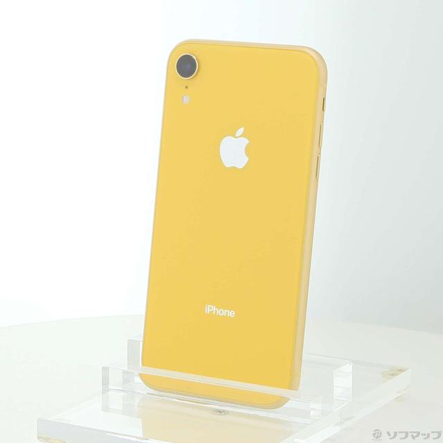 中古)Apple iPhoneXR 64GB イエロー MT082J/A SIMフリー(262-ud