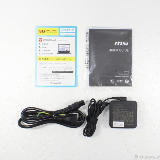 (中古)MSI (展示品) Modern 15 B13M Modern-15-B13M-5227JP クラシックブラック(269-ud)