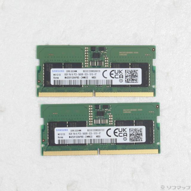 (中古)262P PC5-44800 DDR-5600 8GB 2枚組(262-ud)