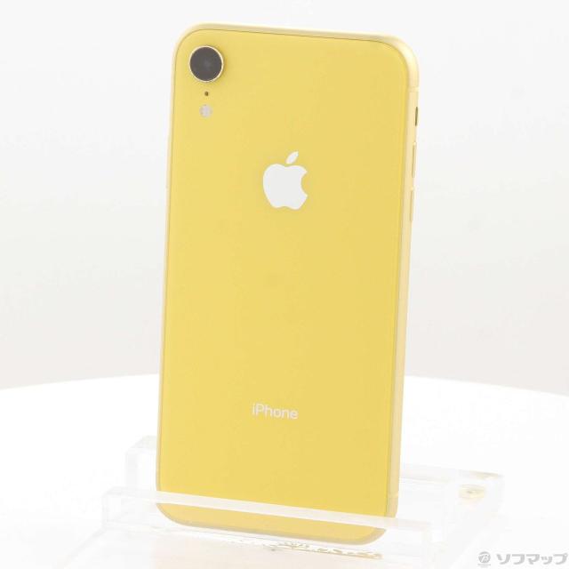 (中古)Apple iPhoneXR 64GB イエロー MT082J/A SIMフリー(262-ud)