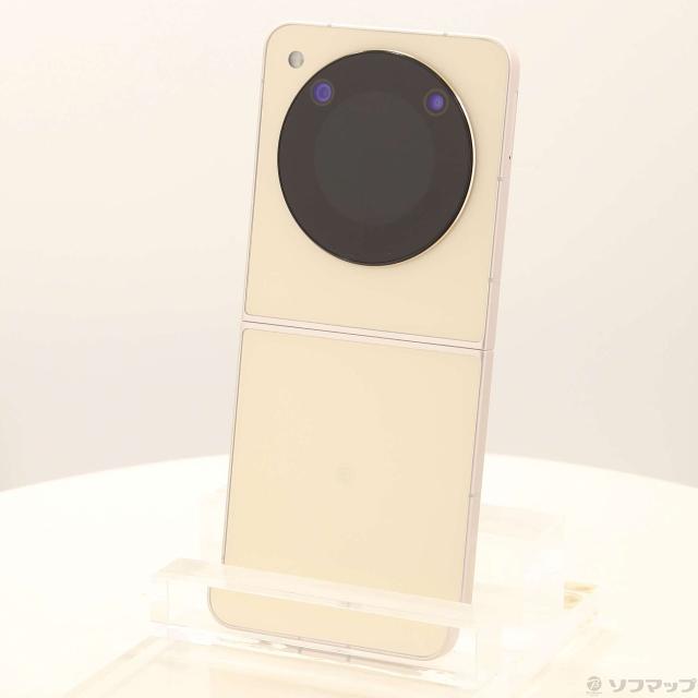 (中古)ZTE Libero Flip 128GB ゴールド A304ZT Y!mobile SIMフリー(377-ud)