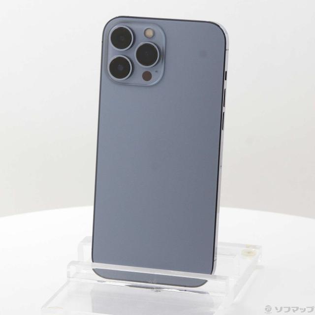 (中古)Apple iPhone13 Pro Max 256GB シエラブルー MLJD3J/A SIMフリー(276-ud)