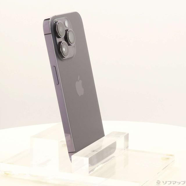 (中古)Apple iPhone14 Pro 256GB ディープパープル MQ1E3J/A SIMフリー(276-ud)_3