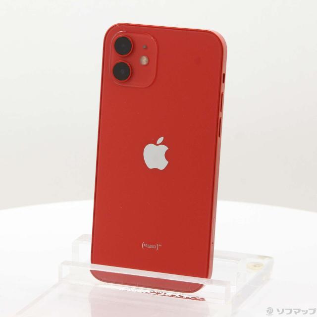 (中古)Apple iPhone12 128GB プロダクトレッド MGHW3J/A SIMフリー(377-ud)