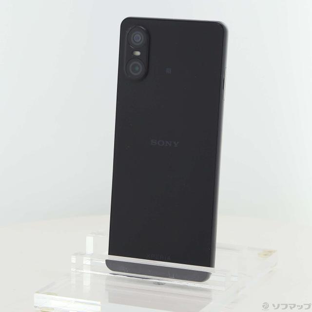 (中古)SONY Xperia 10 VI 128GB ブラック XQ-ES44 B1JPCX0 SIMフリー(368-ud)