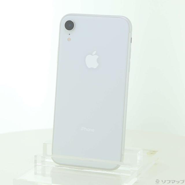 (中古)Apple iPhoneXR 64GB ホワイト MT032J/A SIMフリー(262-ud)