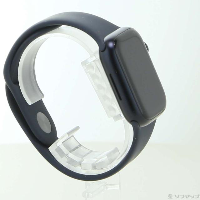 (中古)Apple Apple Watch Series 8 GPS 41mm ミッドナイトアルミニウムケース ミッドナイトスポーツバンド(348-ud)_3