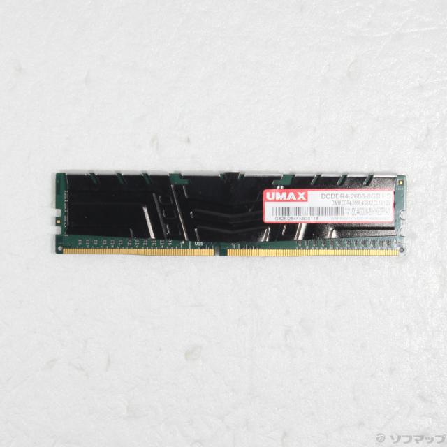 (中古)UMAX DCDDR4-2666-8GB HS(377-ud)