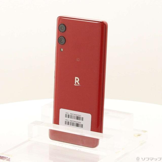 【ほぼ未使用品】Rakuten Hand 5G P780 クリムゾンレッド 中古)楽天 Rakuten Hand 5G 128GB クリムゾンレッド P780 楽天 Rakuten