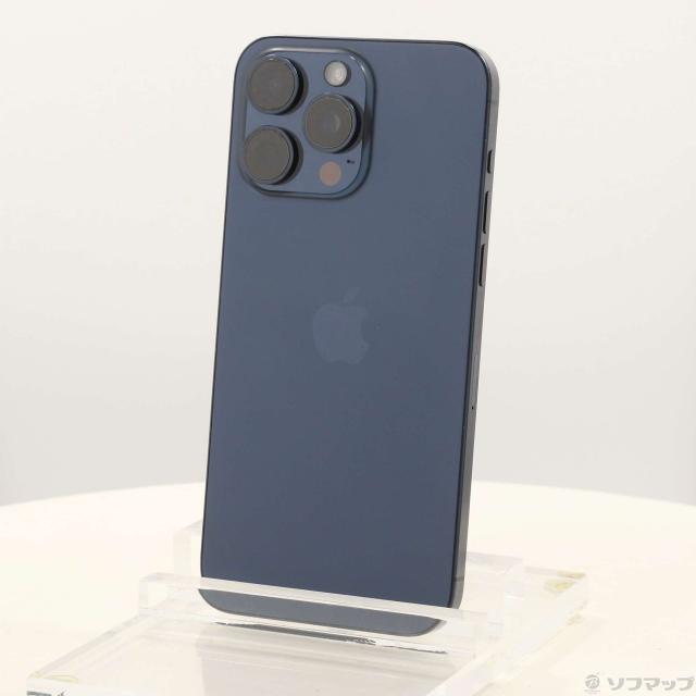 (中古)Apple iPhone15 Pro Max 256GB ブルーチタニウム MU6T3J/A SIMフリー(262-ud)