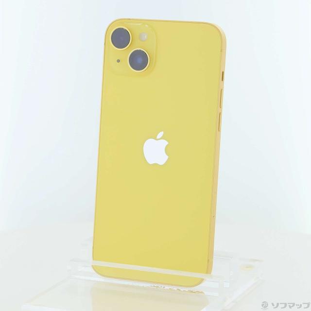 (中古)Apple iPhone14 Plus 128GB イエロー MR603J/A SIMフリー(344-ud)