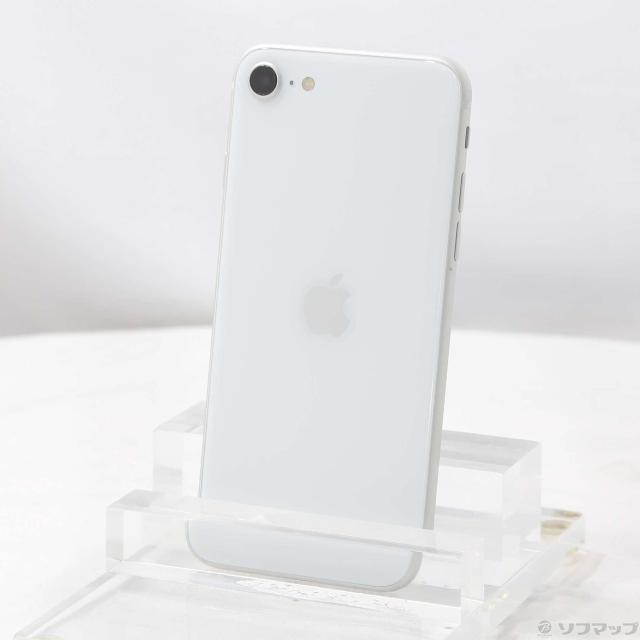 (中古)Apple iPhone SE 第2世代 128GB ホワイト MXD12J/A SIMフリー(269-ud)