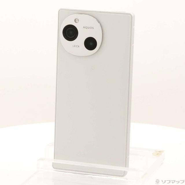 中古)SHARP AQUOS R9 256GB ホワイト SH-51E docomo SIMフリー(258-ud