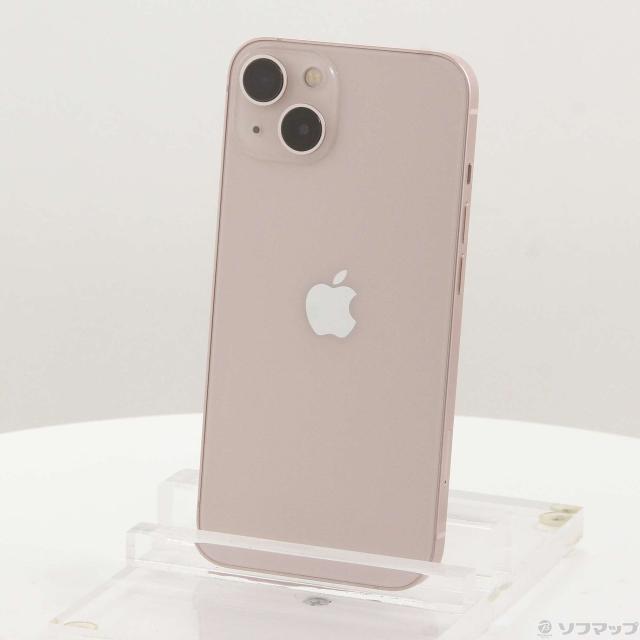 (中古)Apple iPhone13 128GB ピンク MLNE3J/A SIMフリー(269-ud)