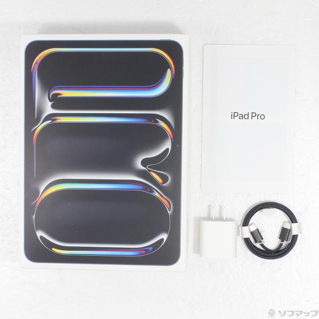 (中古)Apple iPad Pro 11インチ 第5世代 標準ガラス 256GB スペースブラック MVV83J/A Wi-Fi(297-ud)_4