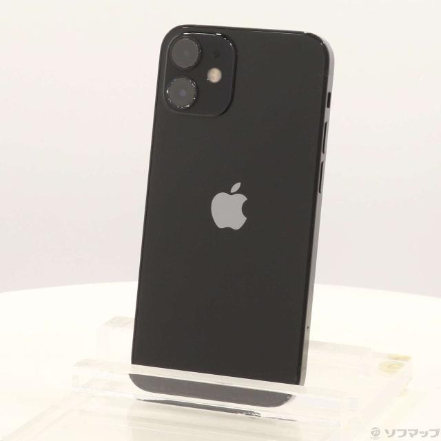 (中古)Apple iPhone12 mini 128GB ブラック MGDJ3J/A SIMフリー(349-ud)
