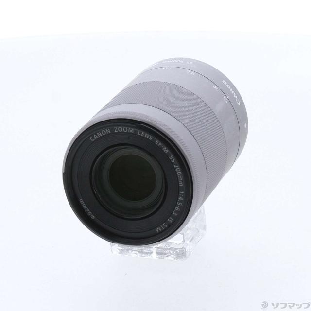 (中古)Canon EF-M55-200MM F4.5-6.3 IS STM シルバー(262-ud)