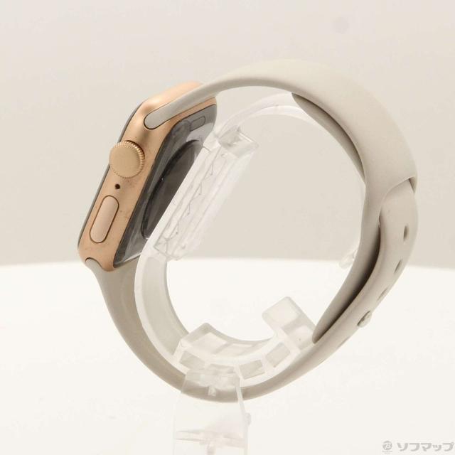 (中古)Apple Apple Watch SE 第1世代 GPS 40mm ゴールドアルミニウムケース スターライトスポーツバンド(305-ud)_1