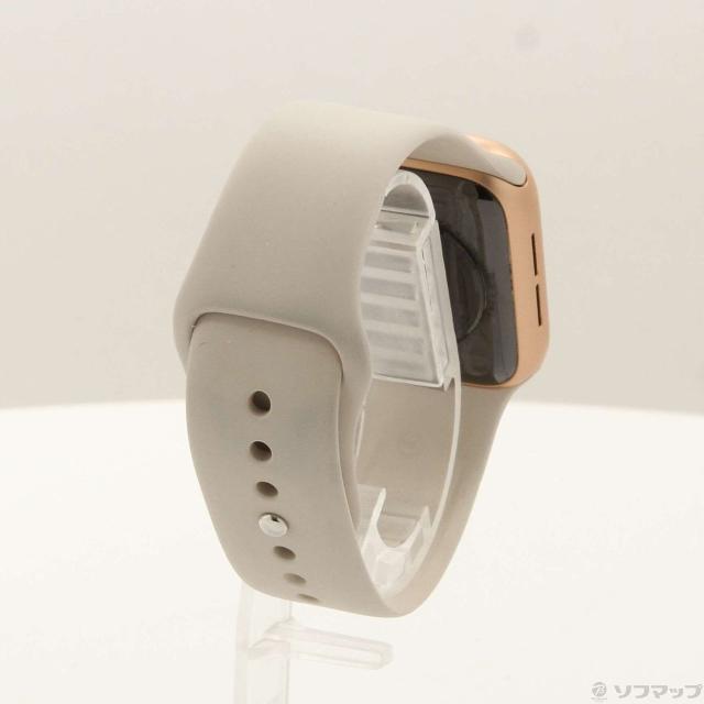 (中古)Apple Apple Watch SE 第1世代 GPS 40mm ゴールドアルミニウムケース スターライトスポーツバンド(305-ud)_2
