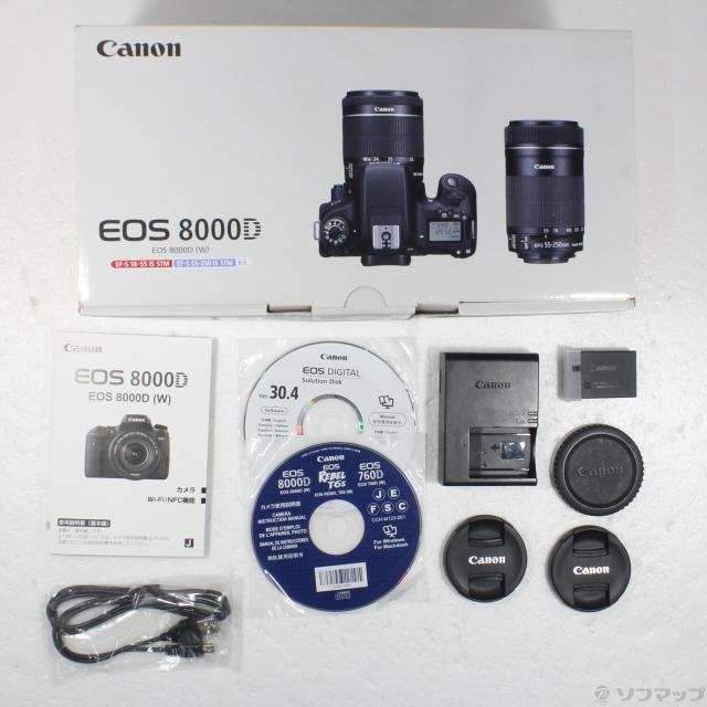 canon eos 8000D Wズームキット Canon Canon EOS 8000D ダブルズーム