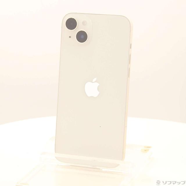 (中古)Apple iPhone14 Plus 128GB スターライト MQ4D3J/A SIMフリー(276-ud)