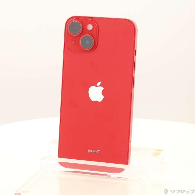 中古)Apple iPhone14 128GB プロダクトレッド MPV93J/A SIMフリー(198 