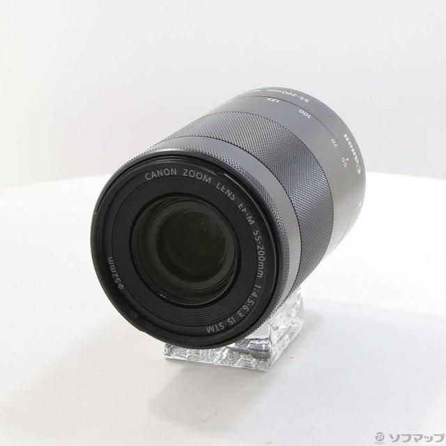(中古)Canon EF-M 55-200mm F4.5-6.3 IS STM グラファイト(262-ud)