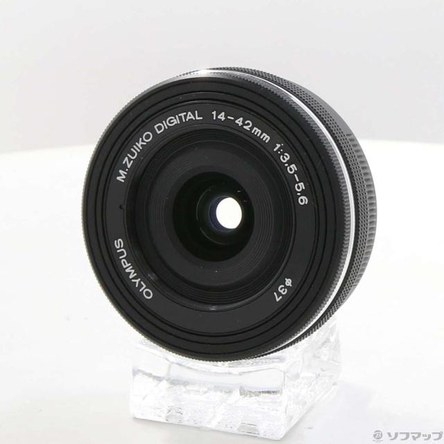 (中古)OLYMPUS M.ZUIKO DIGITAL 14-42mm F3.5-5.6 EZ (レンズ/ブラック)(262-ud)