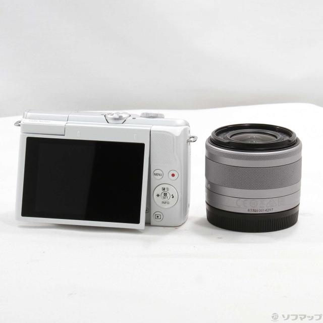 (中古)Canon EOS M200 EF-M15-45 IS STM レンズキット ホワイト(262-ud)